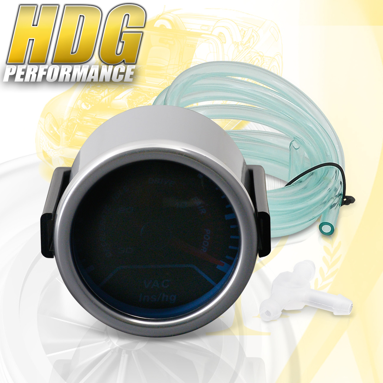 Purchase UNIVERSAL 2" 52MM VACUUM GAUGE VAC METER MONITOR DISPLAY 030