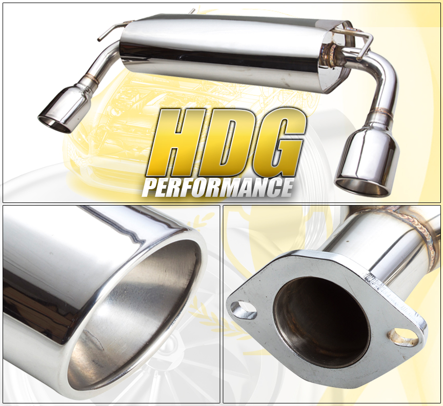 FIT 0713 INFINITI G35 G37 SEDAN 4 DOOR JDM DUAL MUFFLER EXHAUST SYSTEM