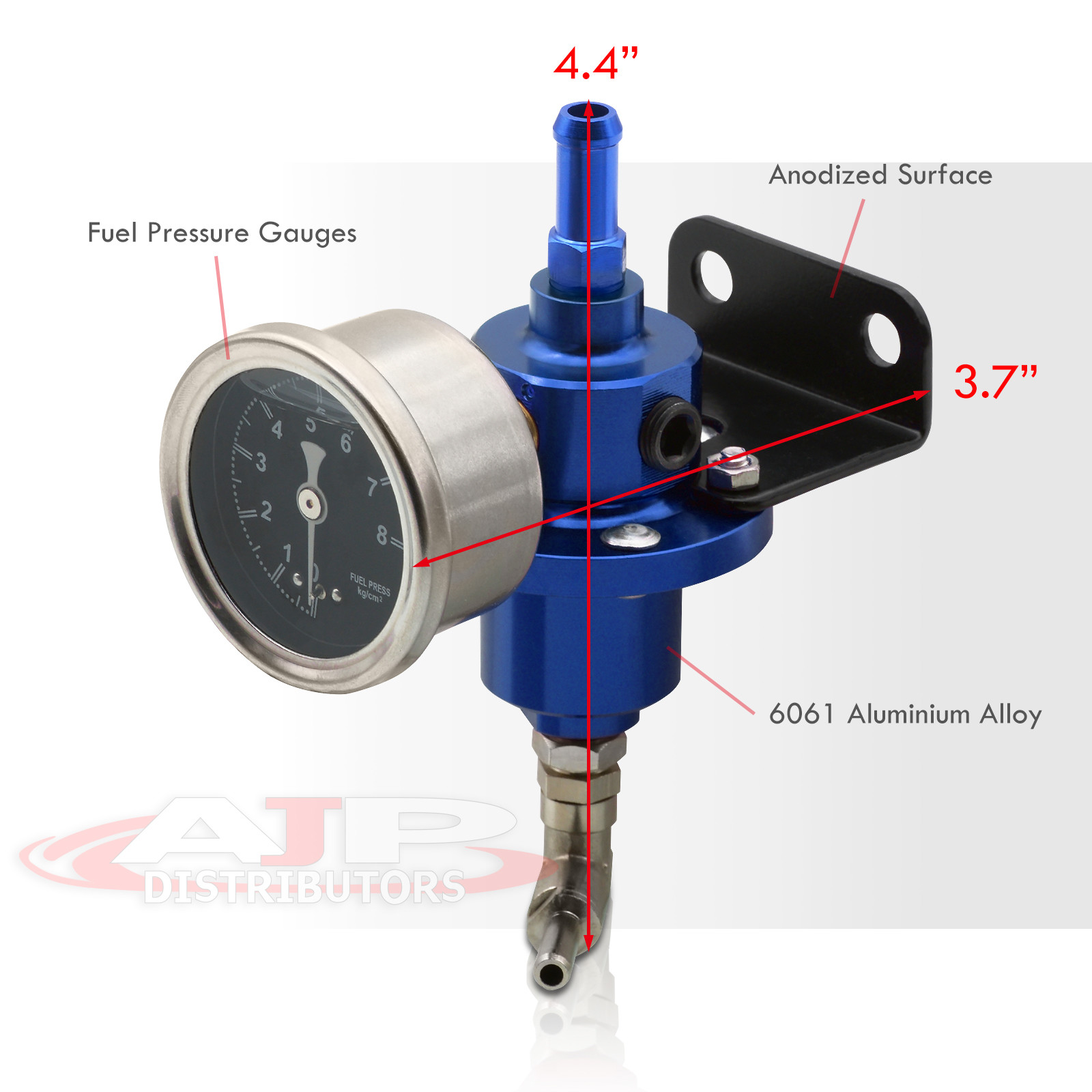FOR CHEVY ADJUSTABLE FUEL PRESSURE REGULATOR 0140 PSI TRUCK SUV BLUE