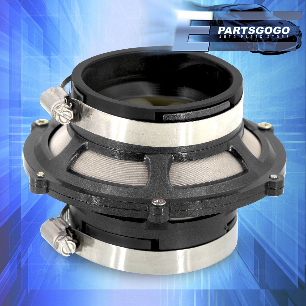 Find For Toyota 3" 76mm Cold Air Intake Induction Bypass Valve Pipe Filter Black in La Puente