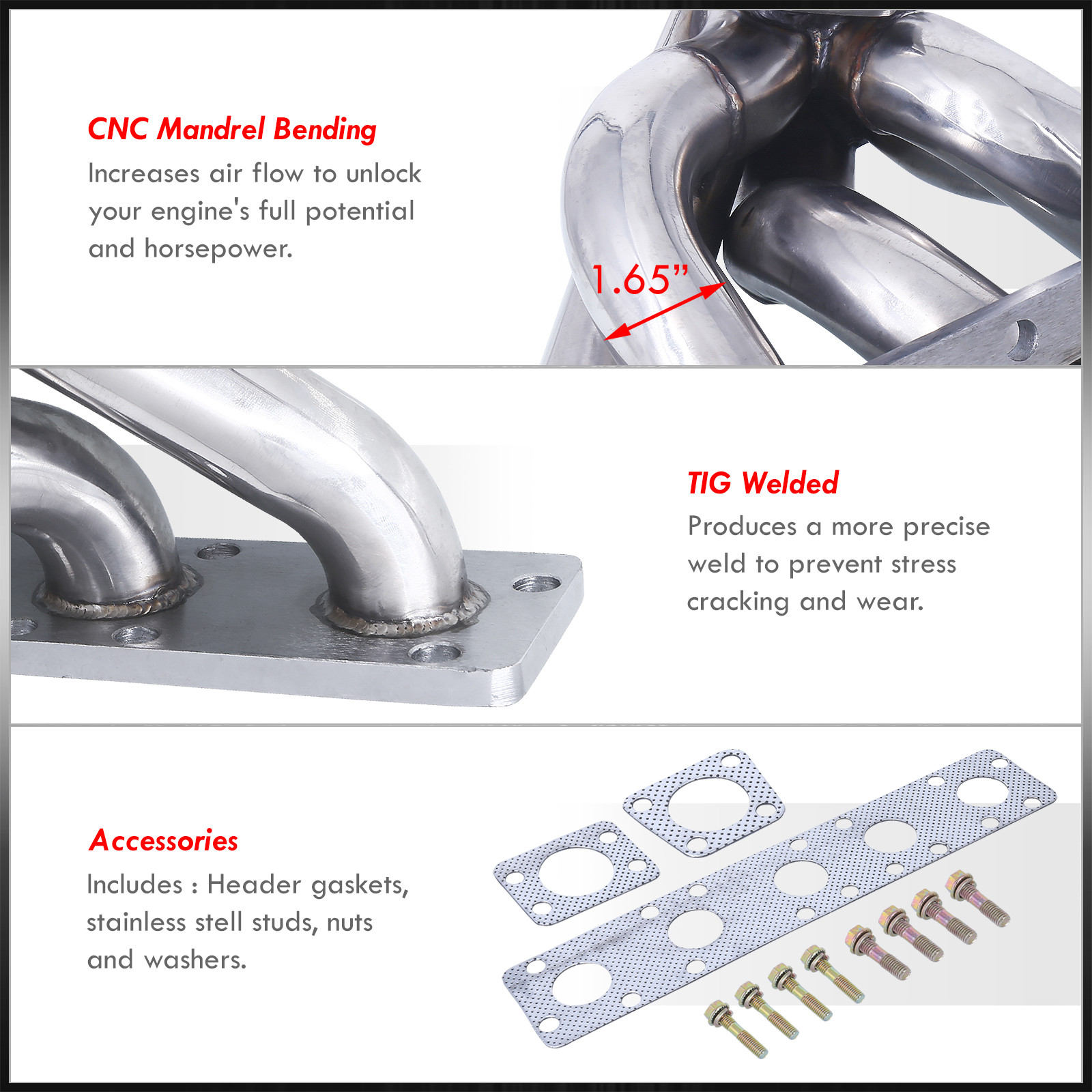 AUDI S2 S4 S6 RS2 K24 20V K26 TURBO FLANGE STAINLESS EXHAUST HEADER