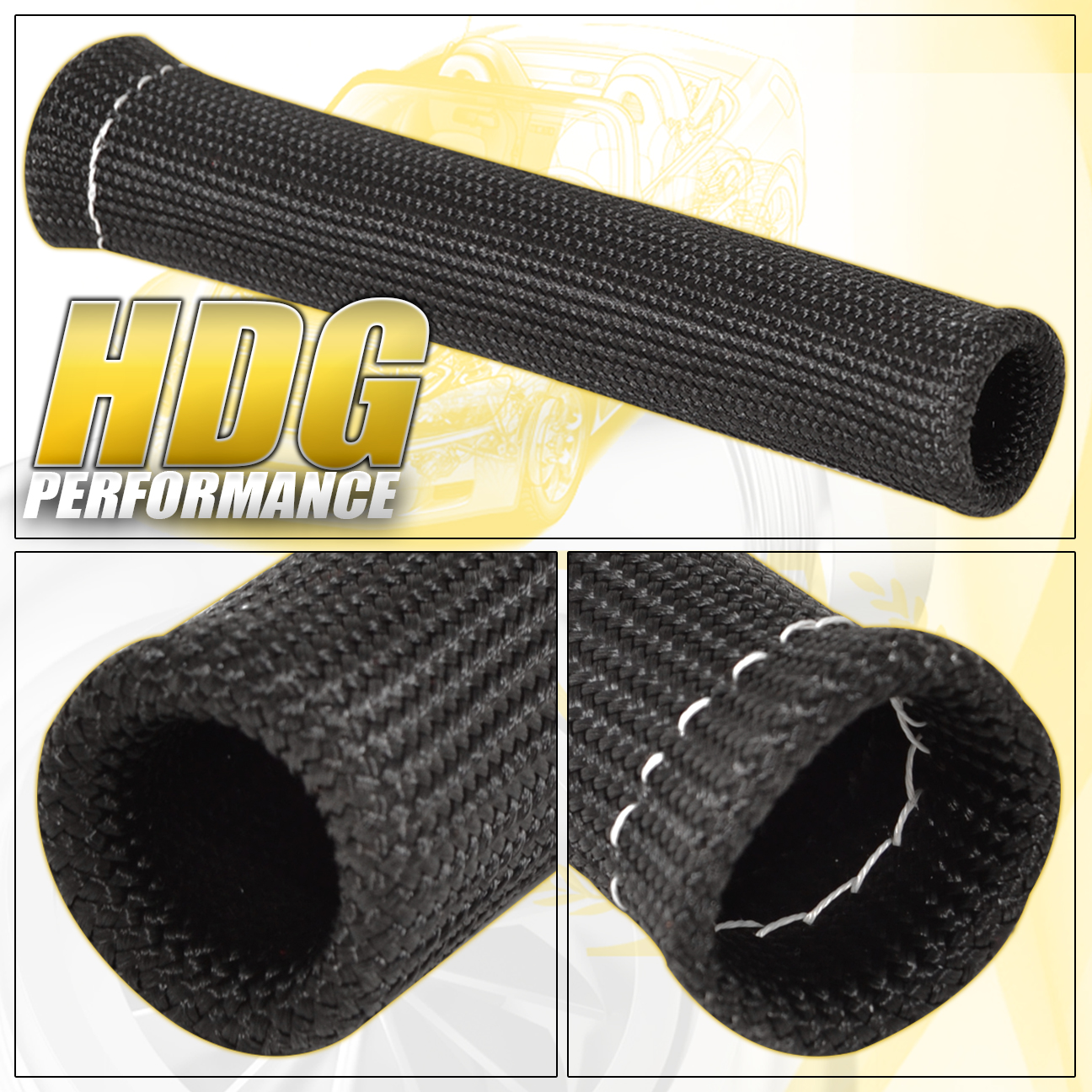 UNIVERSAL 1200 DEGREE PROTECTOR SPARK PLUG WIRE INSULATION EURO DTM