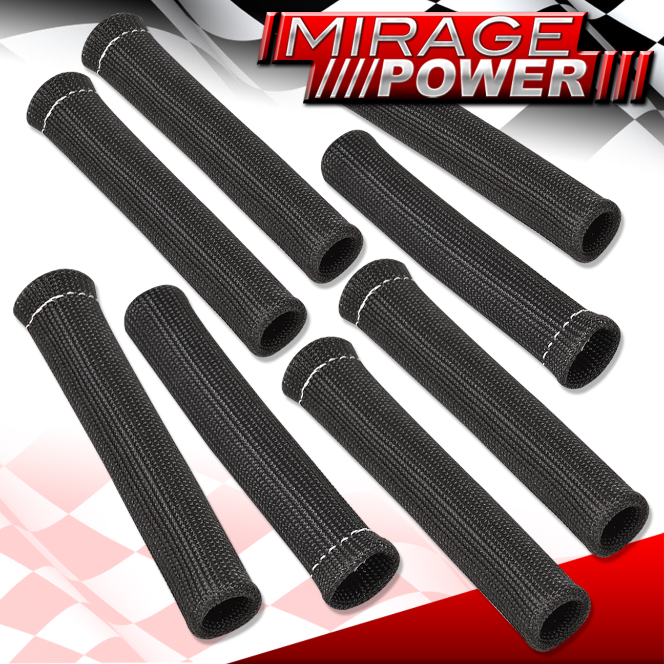 For Chevy X8 Heat Shield Wrap Slip On Spark Plug Wire Insulator