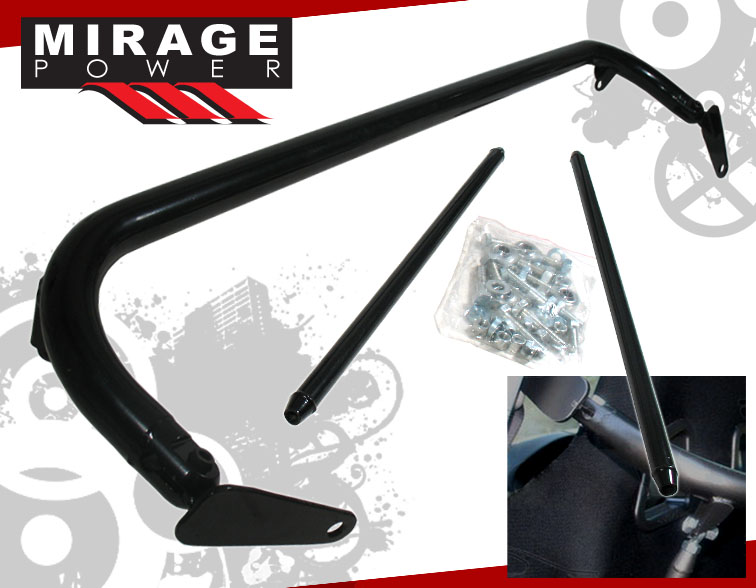 49" LONG JDM RACING SEAT BELT REAR HARNESS BAR FOR 0308 NISSAN 350Z G35