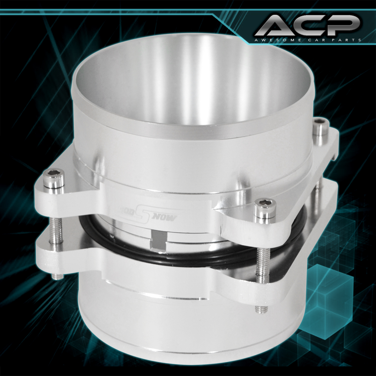 Chevy Pontiac LT1 Billet Aluminum MAF Mass Air Flow Sensor Intake Ported Chrome eBay