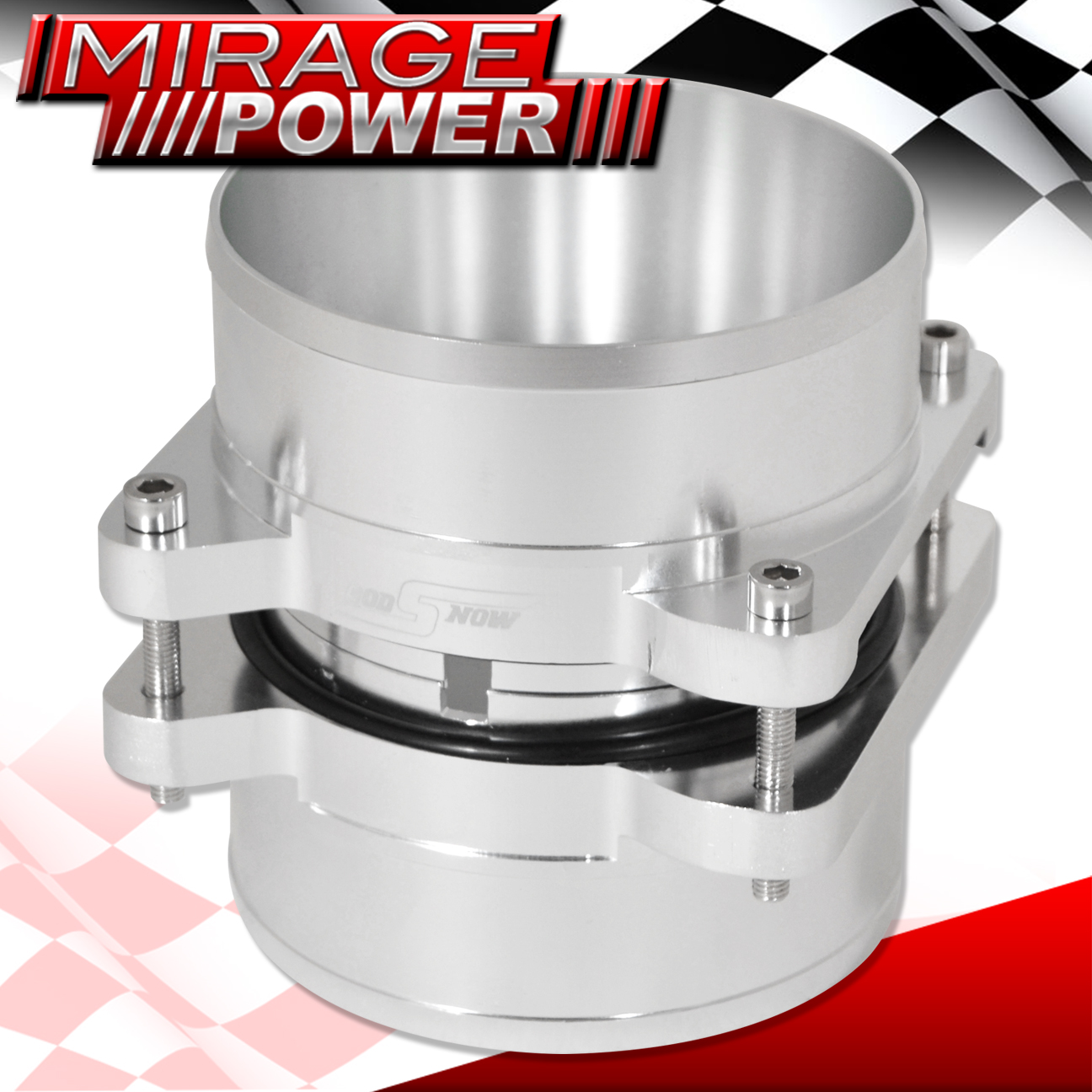 Chevy LS1 LT1 LT4 Billet Aluminum MAF Mass Air Flow Sensor Intake Adapter Chrome eBay