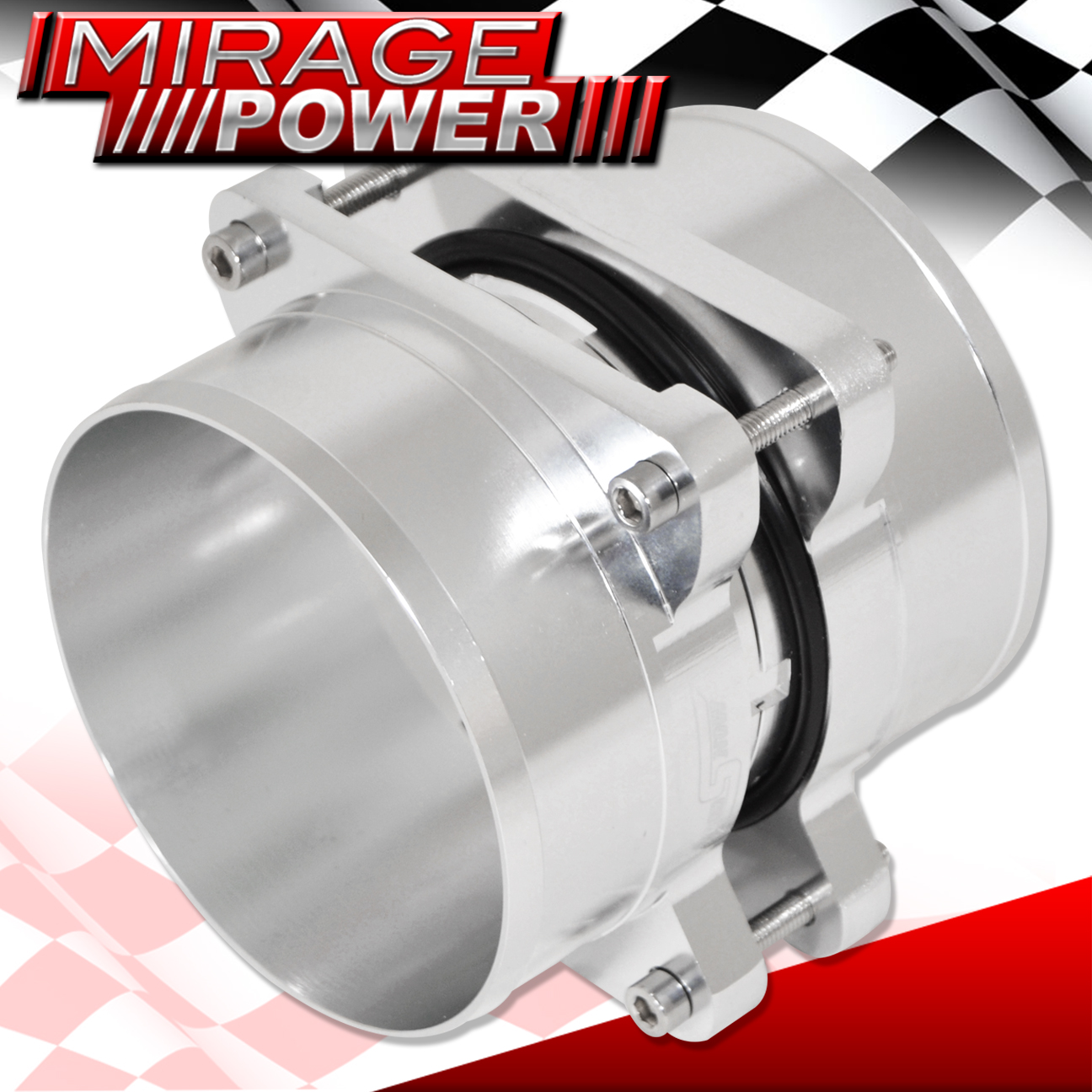 Chevy LS1 LT1 LT4 Billet Aluminum MAF Mass Air Flow Sensor Intake Adapter Chrome eBay