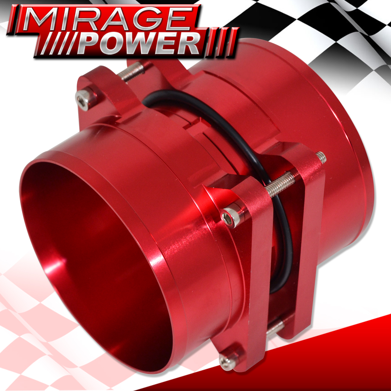 Chevy LS1 LT1 LT4 Billet Aluminum MAF Mass Air Flow Sensor Intake Adapter Red eBay