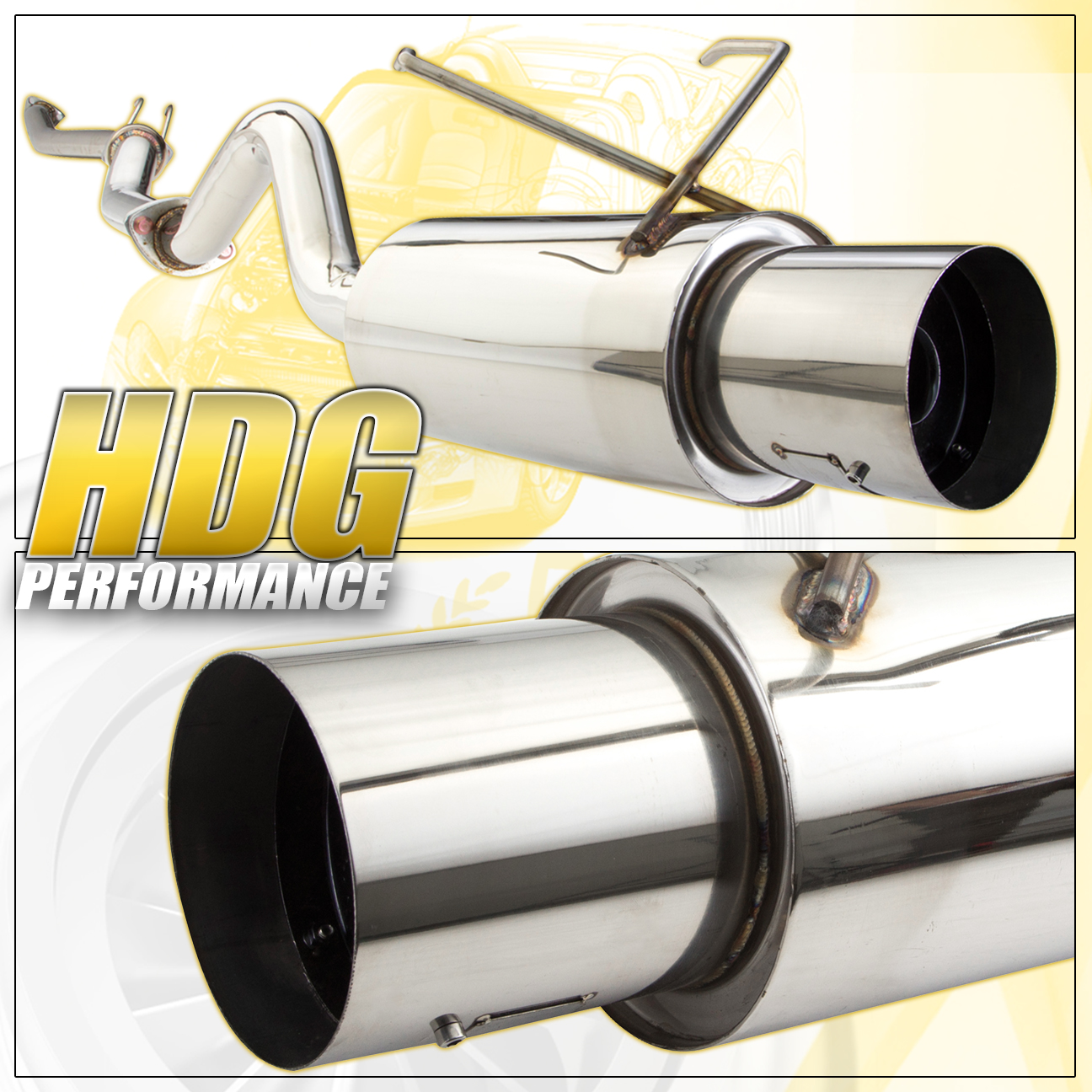 2004 honda civic lx exhaust system