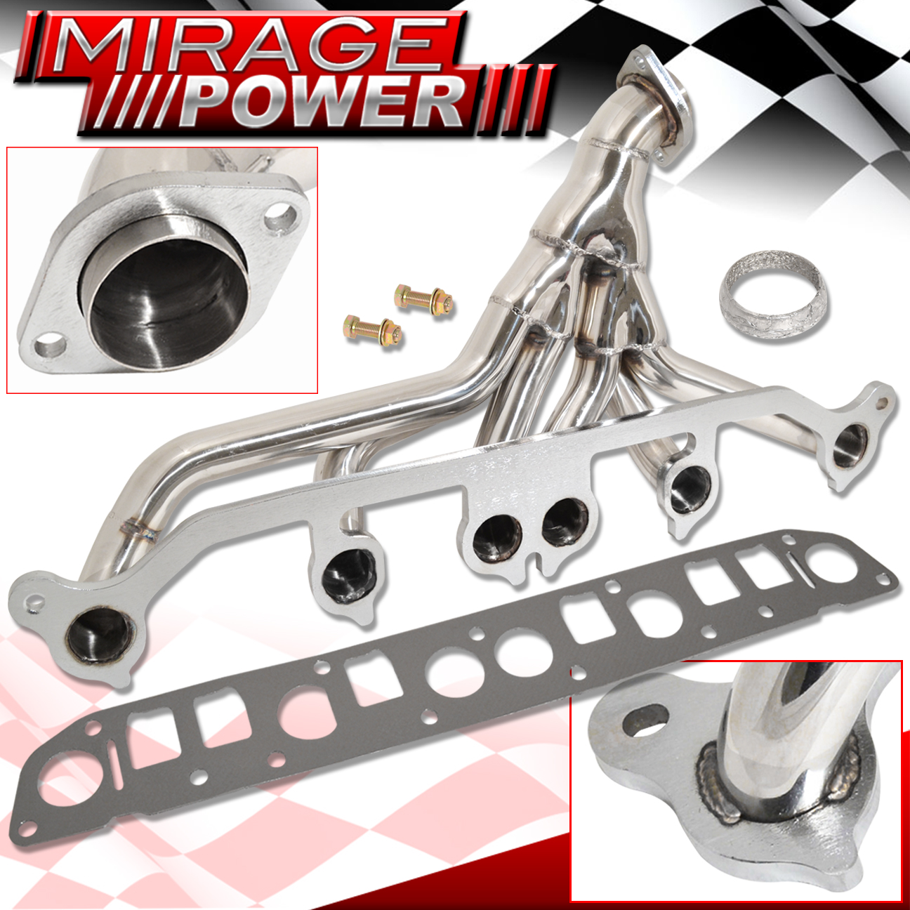 19911999 Jeep Wrangler Cherokee 4.0 YJ TJ XJ ZJ Exhaust Header