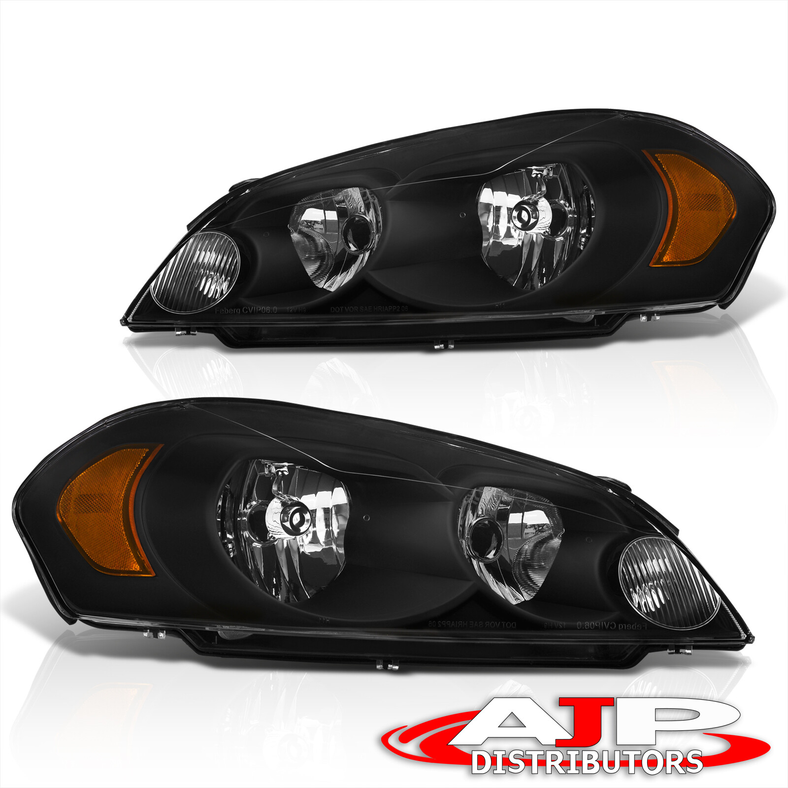 Premium Aftermarket Black Headlights For 06 2013 Chevy