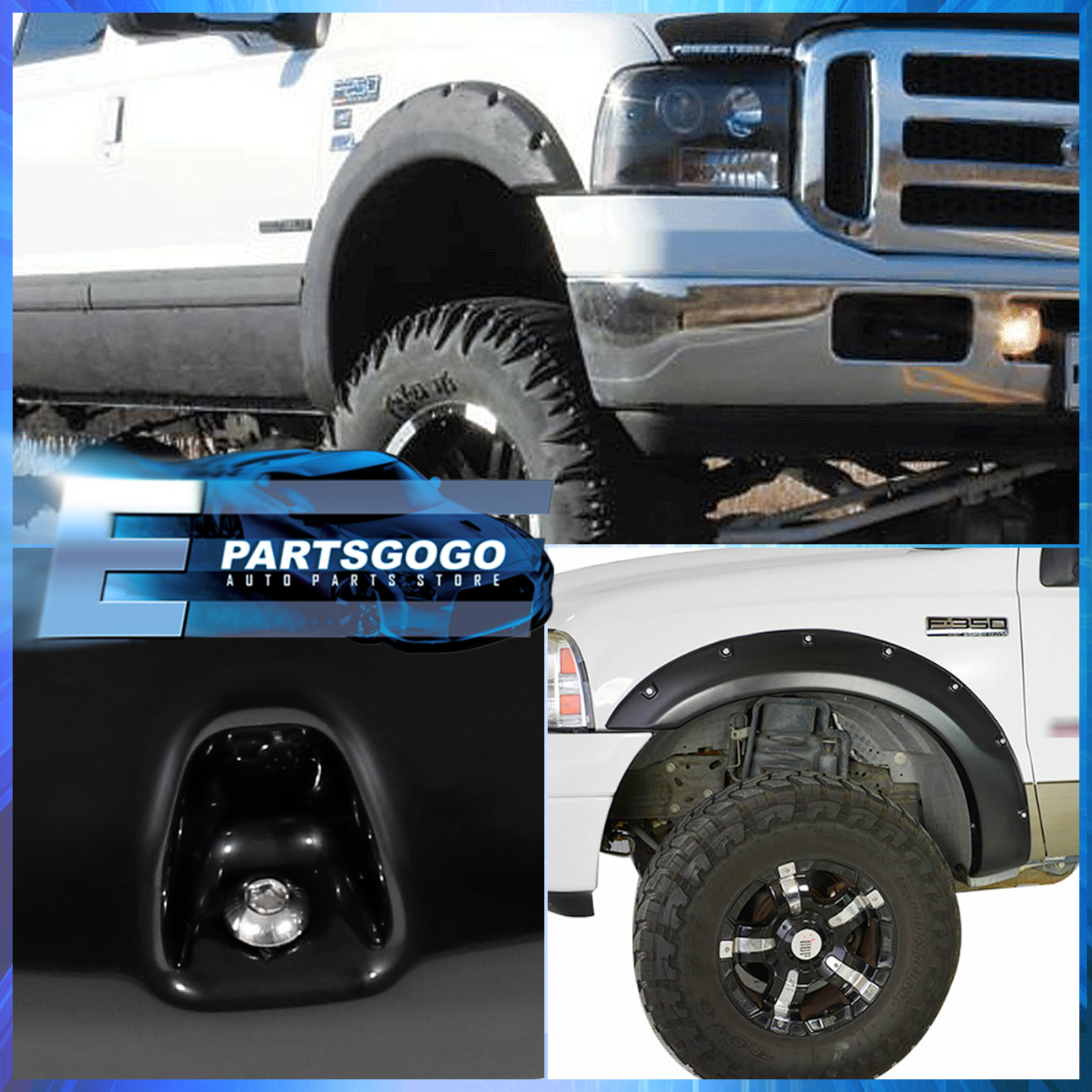 19992007 Ford F250/F350 Super Duty Pocket Rivet Style Wheel Well