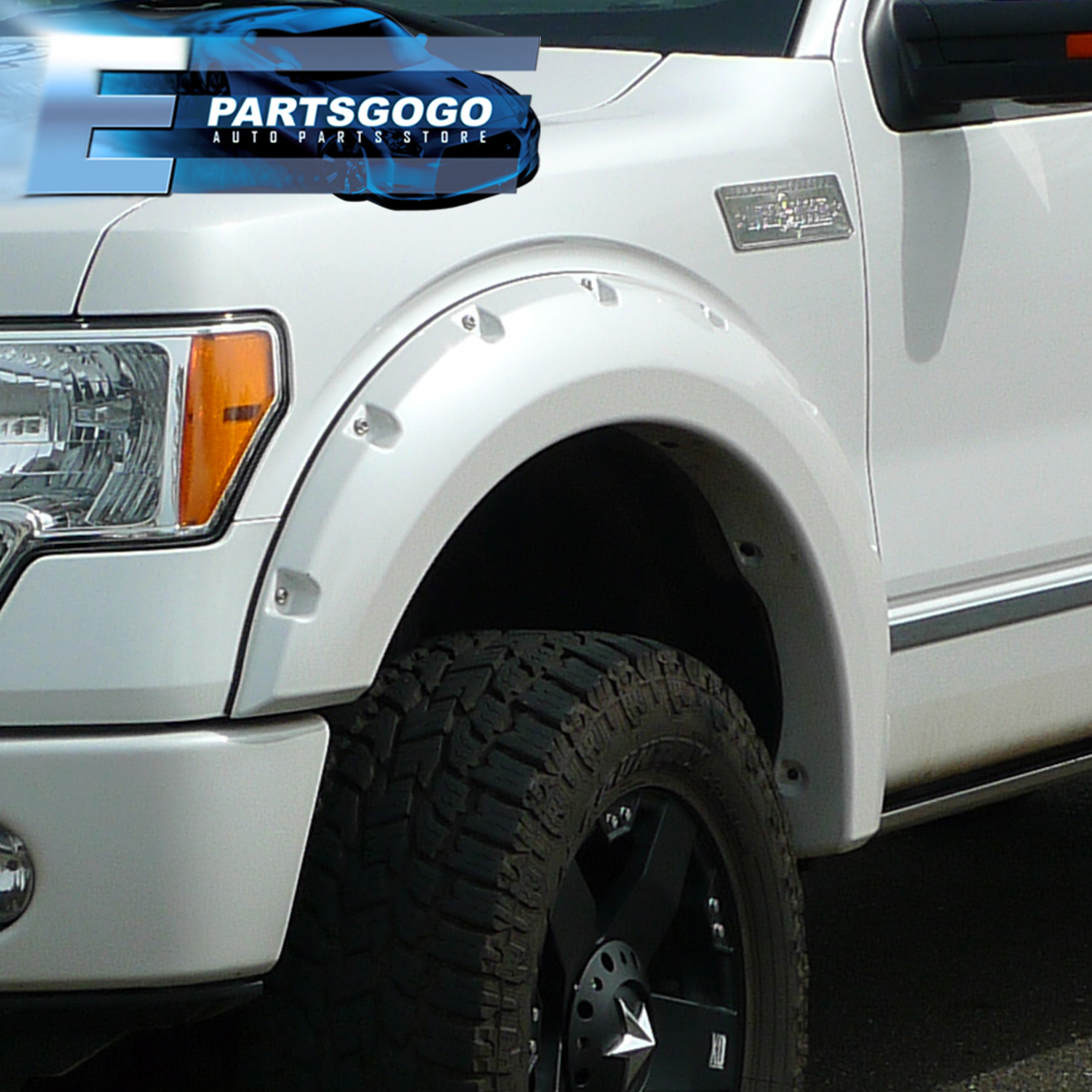 0914 Ford F150 SVT Raptor Paintable Pocket Rivet Style Wheel Well