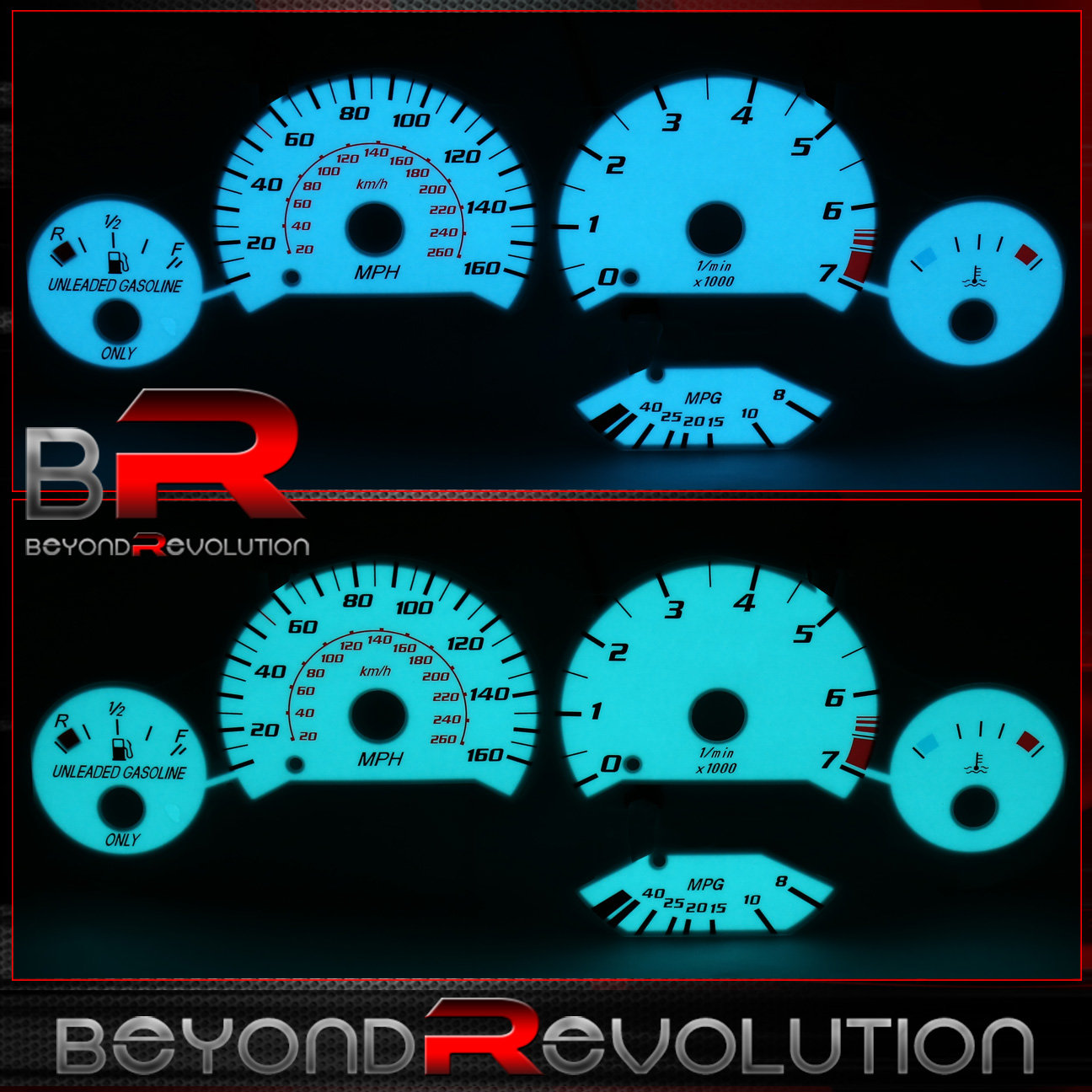 Sell For 19921998 BMW E36 M3 Indiglo Glow Gauge Racing Cluster Upgrade