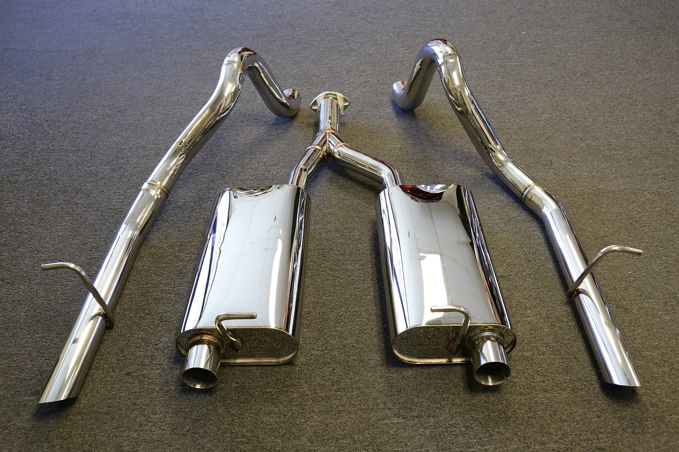 For 19941997 Ford Mustang 3.8L V6 Dual Catback Exhaust Piping Muffler