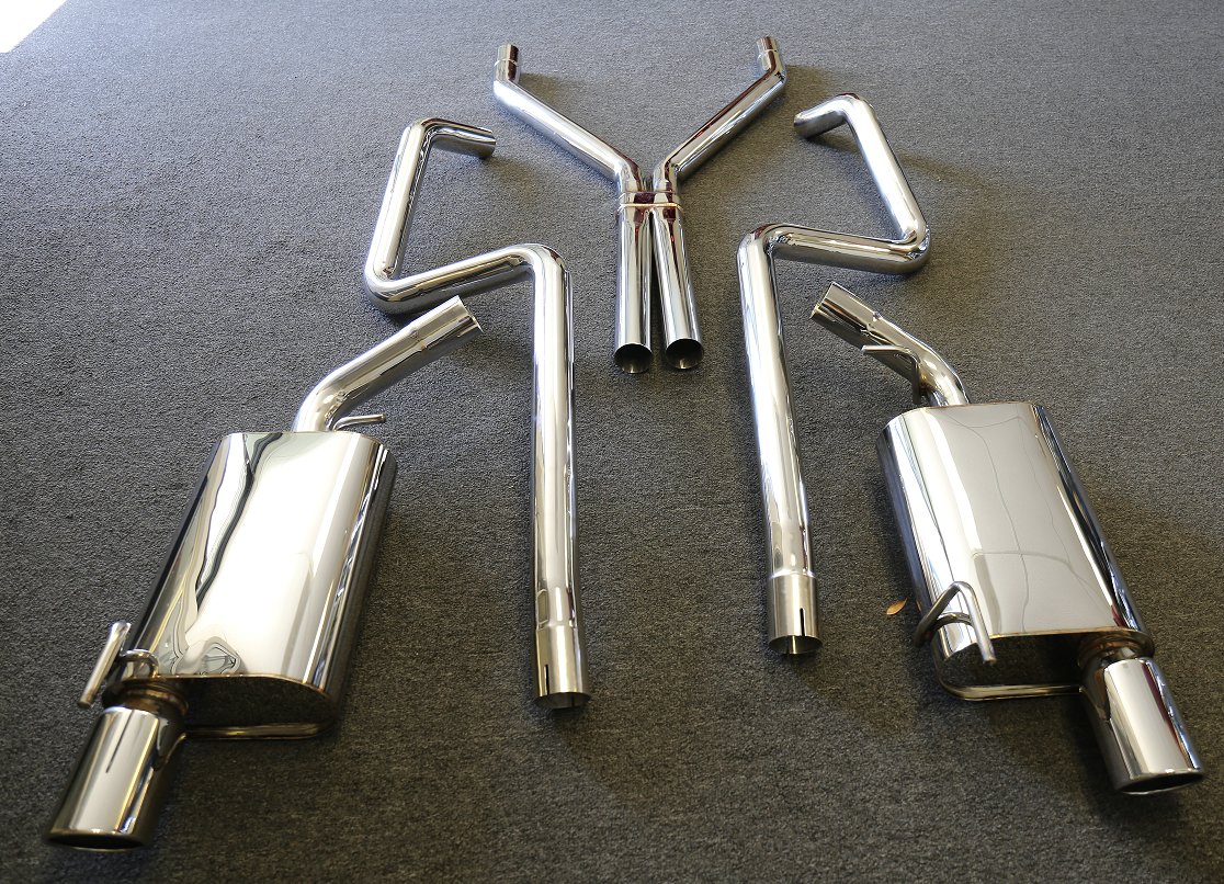 For 20052009 Ford Mustang 4.0L V6 Dual Catback Exhaust System Stainless Steel eBay