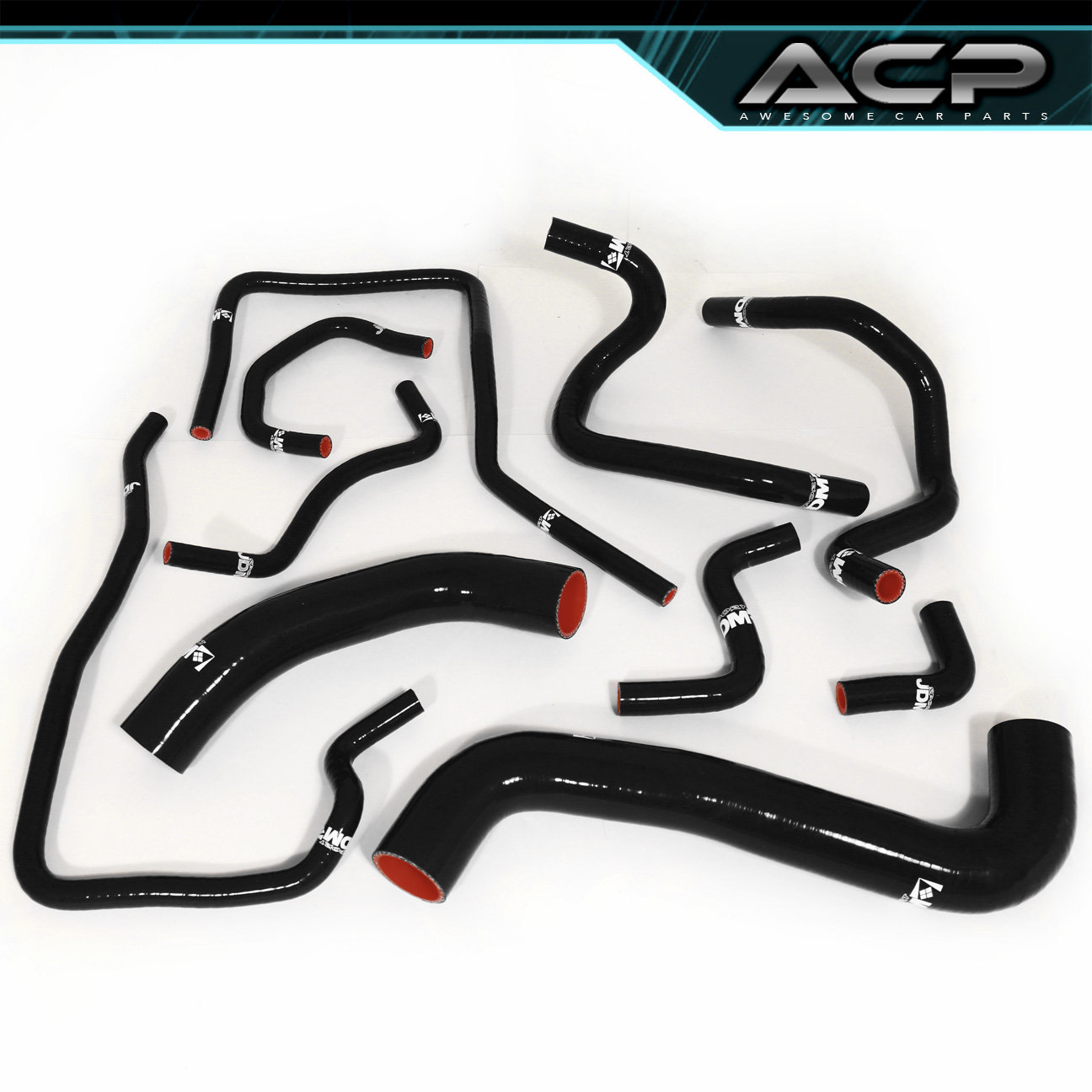 Silicone High Temp Coolant Radiator Hose Black For 0811 Subaru Impreza