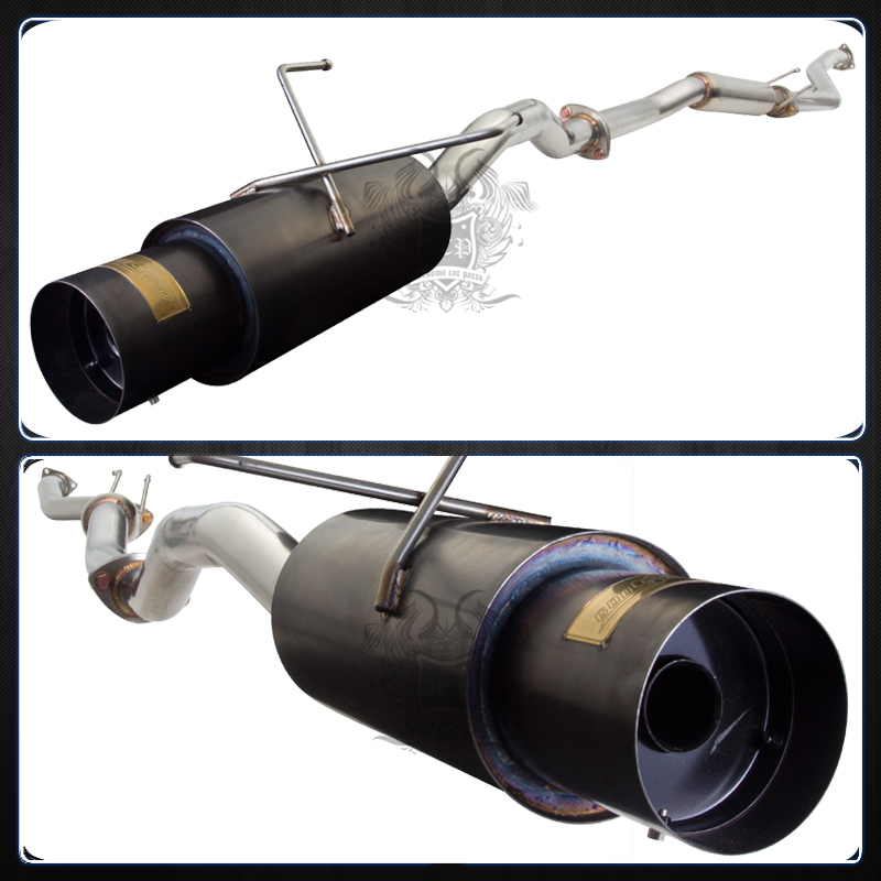 0105 Honda Civic Em2 Ex Jdm 4.5" Muffler Tip 65mm Piping Catback