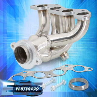 01-05 Honda Civic Ex Sohc 1.7L 4-1 Stainless Steel Exhaust Header 02 03 04