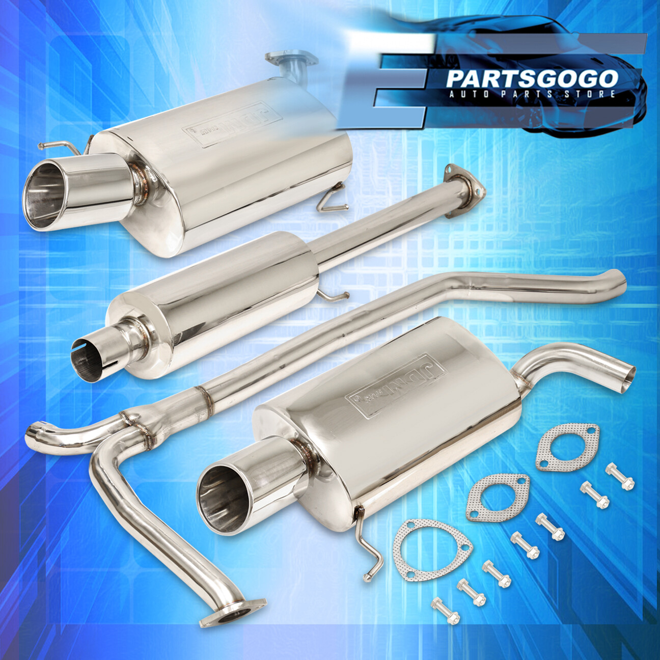 20092014 Acura Tsx 2.4L Stainless Steel Catback Exhaust Muffler System