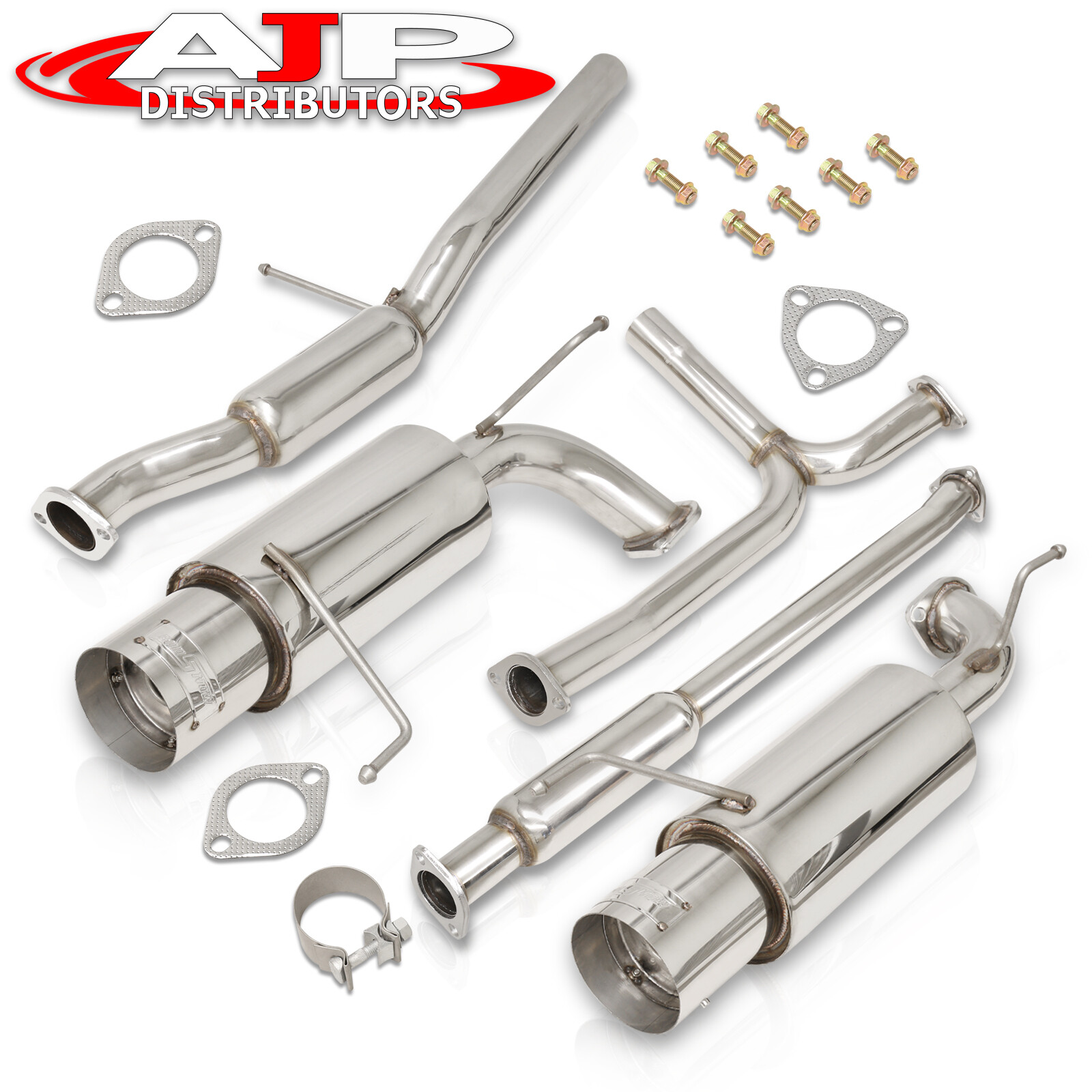 9802 Accord V6 Cg J30A1 Dual Tip Performance Stainless Catback Exhaust