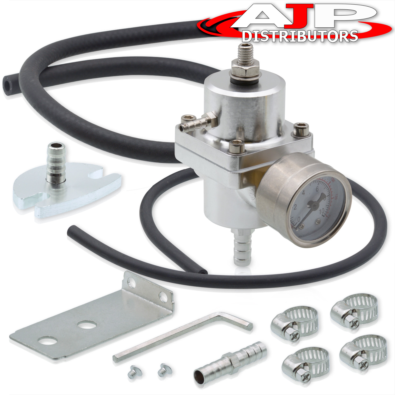 ADJUSTABLE SILVER FUEL PRESSURE REGULATOR FPR FOR NISSAN TITAN ALTIMA