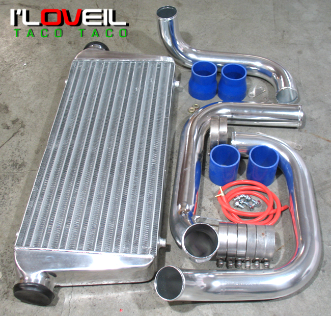 TURBO INTERCOOLER + BOLT ON PIPING KIT FOR RB20 RB25 SKYLINE R32 R33