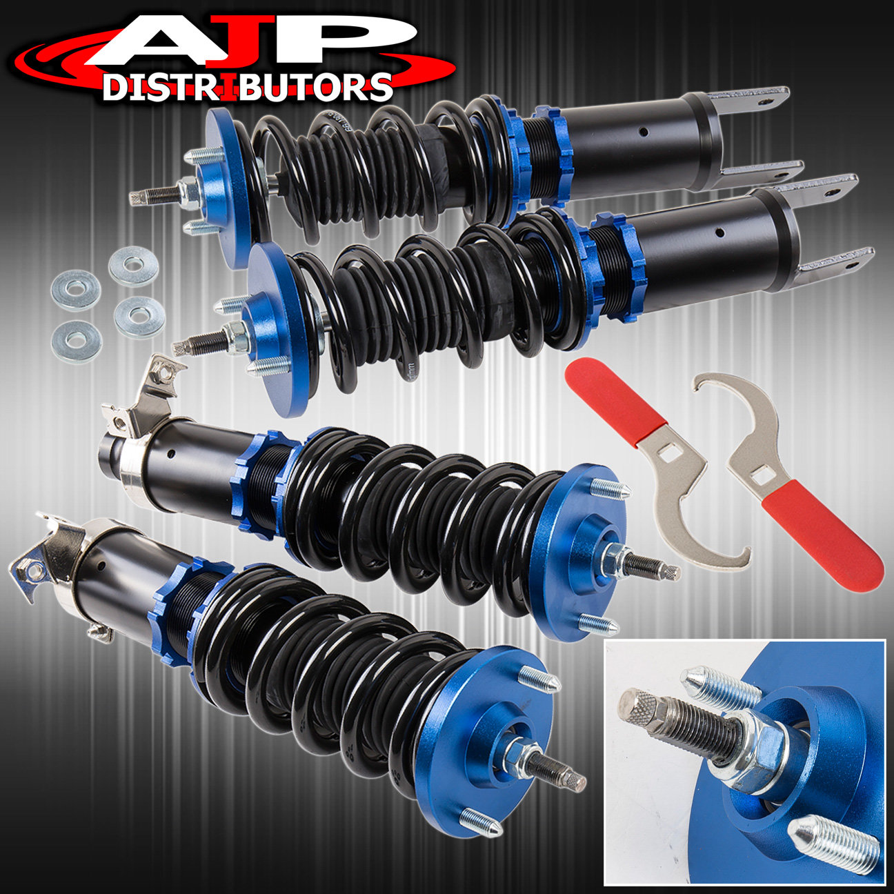 8891 HONDA CIVIC CRX FULLY ADJUSTABLE SUSPENSION DAMPER COILOVER
