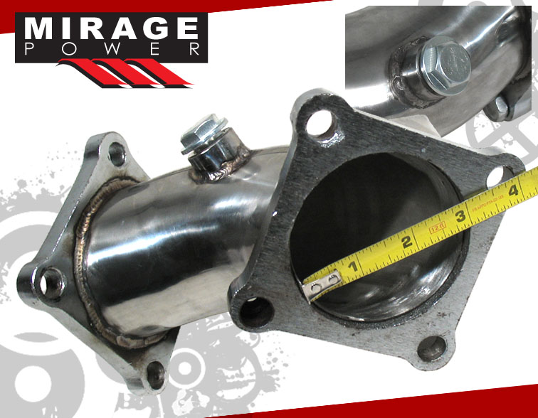 20032005 DODGE NEON SRT4 3" TURBO DOWNPIPE ELBOW OUTLET PIPE W/ O2
