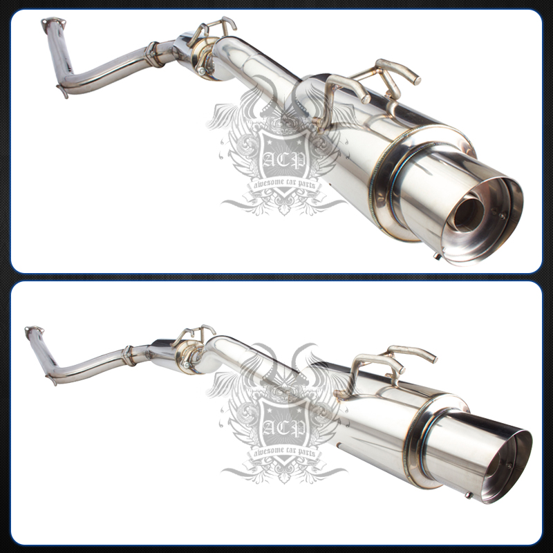 06 07 08 HONDA CIVIC SI COUPE JDM 3" STAINLESS CATBACK EXHAUST 4