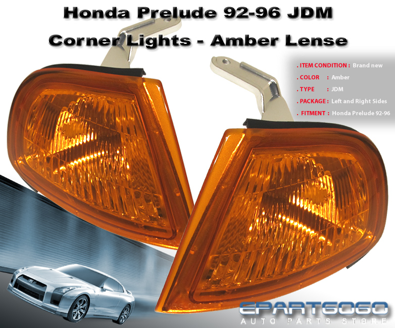 92 93 94 95 96 HONDA PRELUDE SIGNAL CORNER LIGHTS TURN SIGNAL AMBER