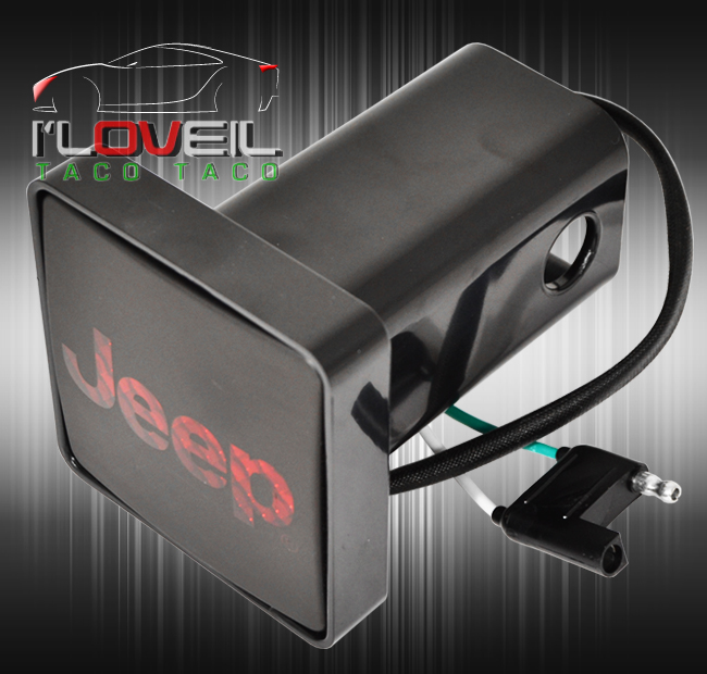 PILOT AUTO 2" HITCH REAR LIGHT BULB TRAILER TOWING RECEIVER BRAKE COVER