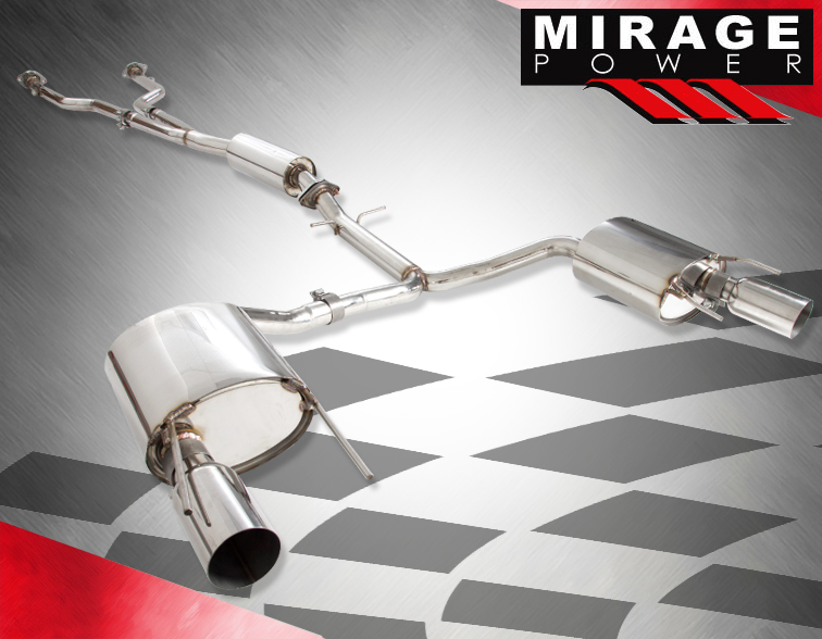 20062012 LEXUS IS250 IS350 65MM DUAL 3.5" MUFFLER TIP CATBACK EXHAUST