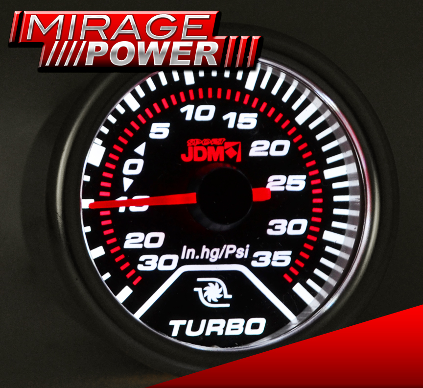 Universal Autometer Turbo Charger Boost Gauge Psi Led Display Indicator