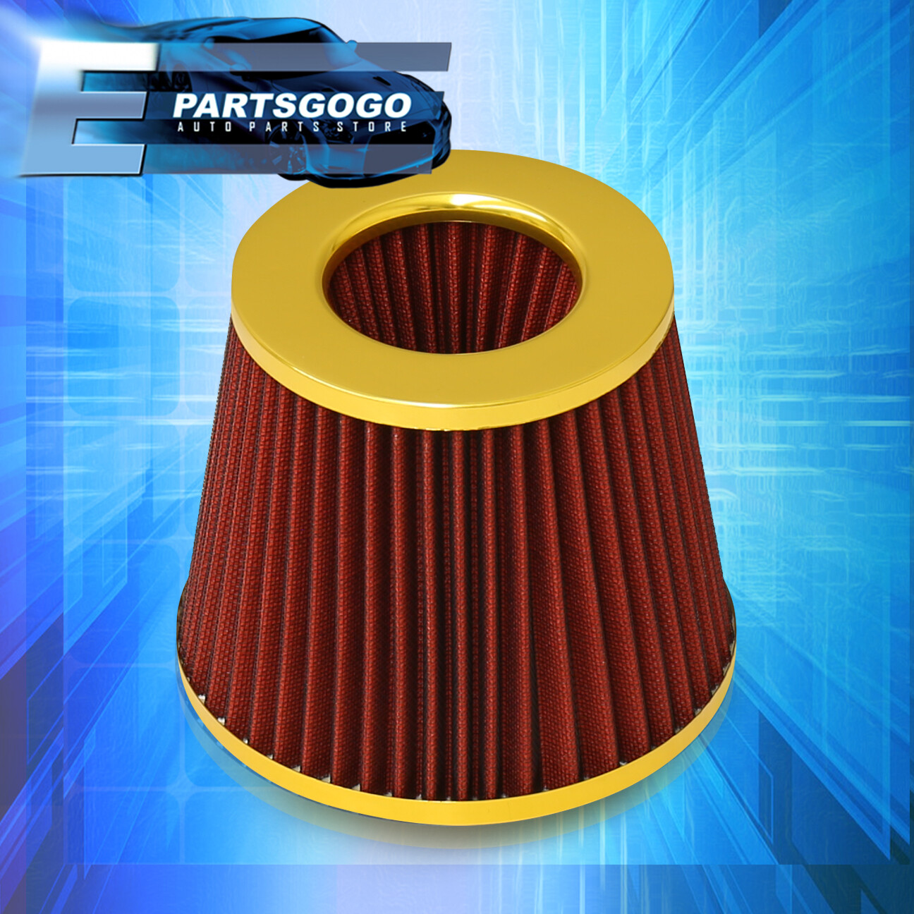 For Infiniti 3/" Air Filter Autox Short Ram//Cold Intake Replacement Cai Chrome