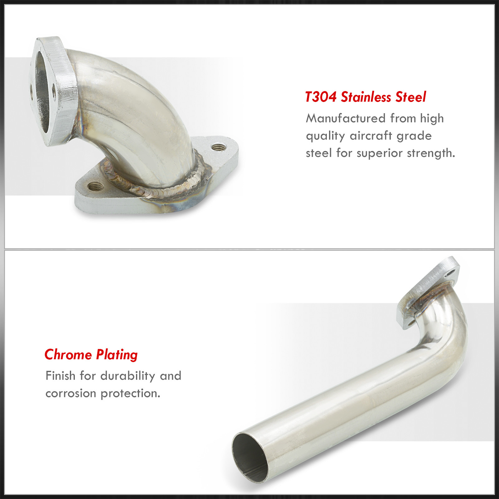 Wastegate Dump Tube For 38mm 35mm Pipe Actuator Turbo Racing Exhaust