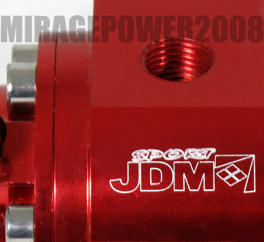 JDM Sport Turbo New High Pressure Adjustable Fuel Injection Rail Regulator 1:1