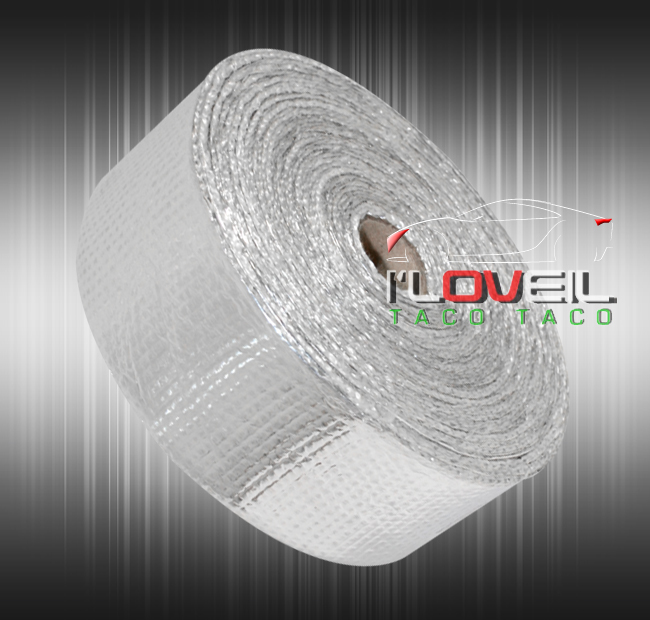 360" 30FT CATALYTIC CONVERTER MUFFLER HEADER HEAT WRAP SHIELD COVER