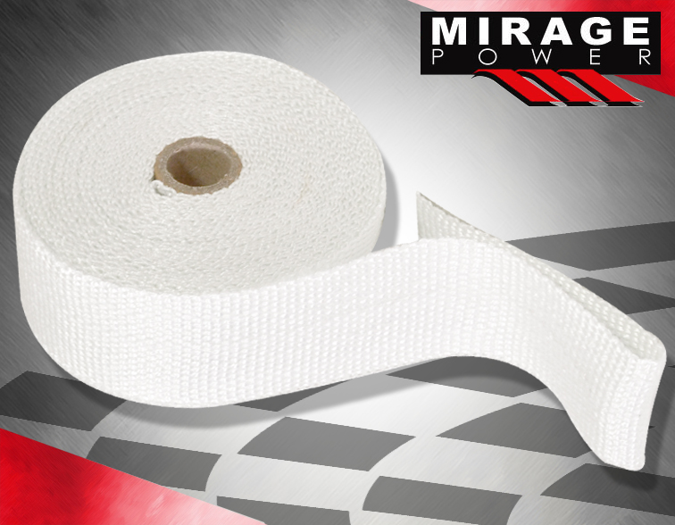 360" Catalytic Converter Exhaust Header Heat Wrap Shield Cover Roll Set