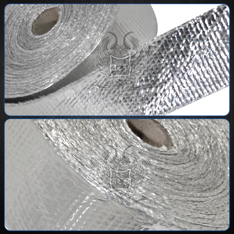 360" 30FT CATALYTIC CONVERTER CATBACK HEADER HEAT WRAP SHIELD COVER