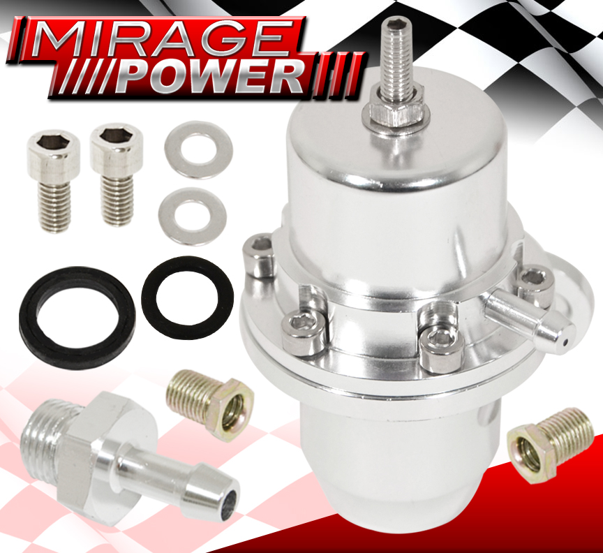 High Volume Chrome PSI Fuel Pressure Regulator Unit For Honda Acura B16