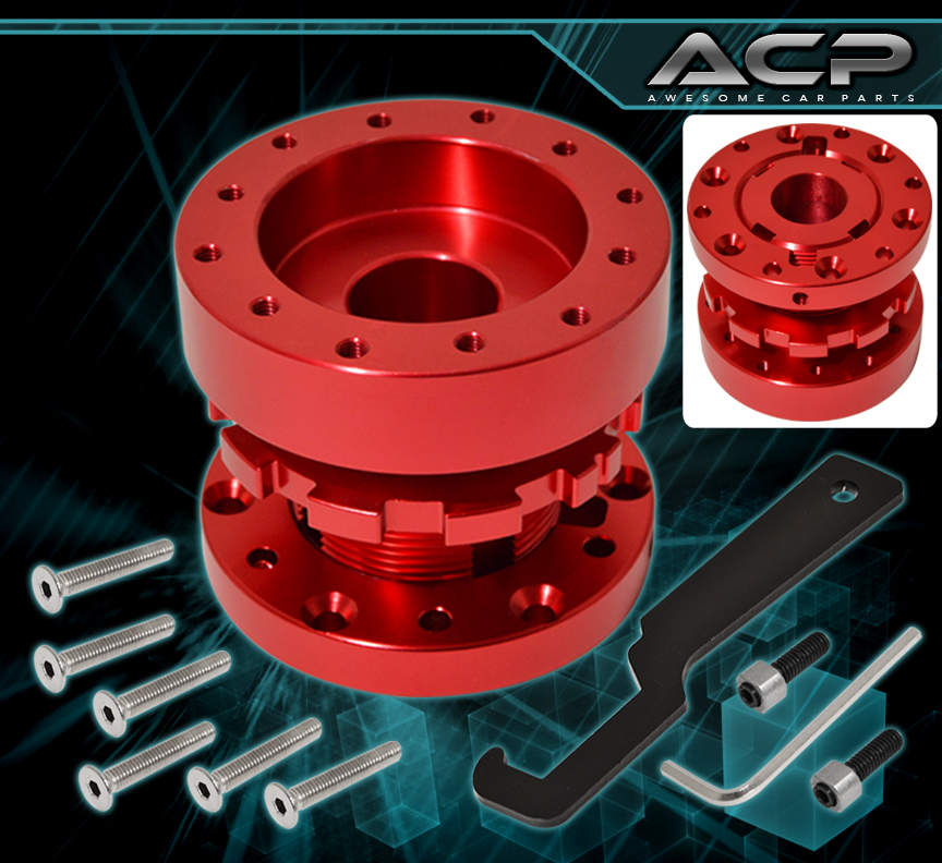 FOR HONDA ADJUSTABLE STEERING WHEEL HUB ADAPTER EXTENDER UNIVERSAL