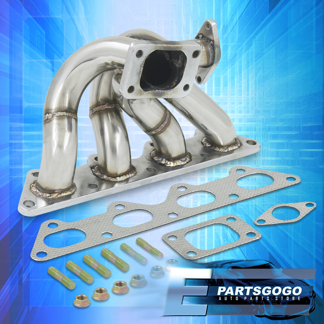 For 89-99 Mitsubishi Eclipse 02-06 Evolution 4G63 T3/T4 Turbo Exhaust