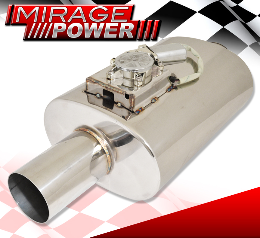 XFORCE VAREX ADJUSTABLE INTERVAL BUTTERFLY VALVE EXHAUST MUFFLER 70MM 3"(OVAL) eBay