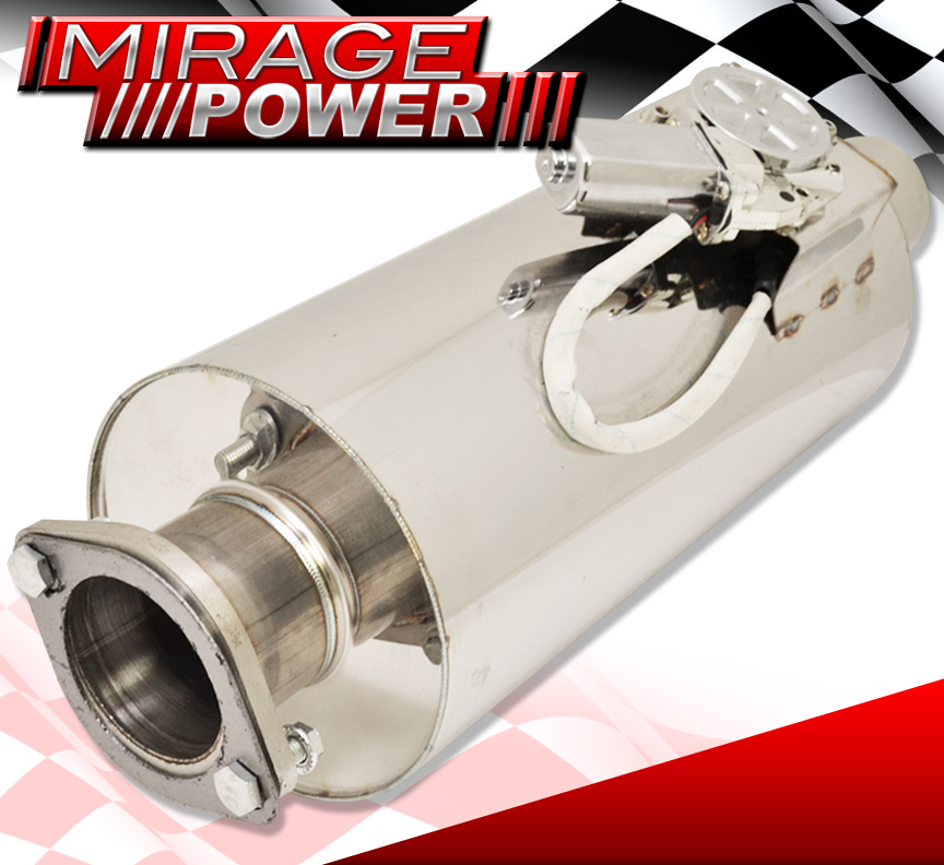 XFORCE VAREX ADJUSTABLE INTERVAL BUTTERFLY VALVE EXHAUST MUFFLER 70MM 3