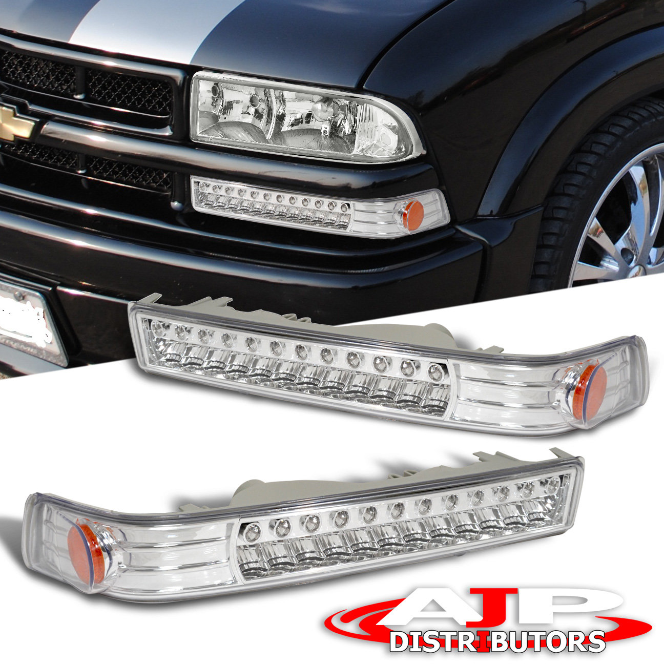 9805 S10 BLAZER SONOMA FRONT DRIVING PARK LED TURN SIGNAL LIGHT