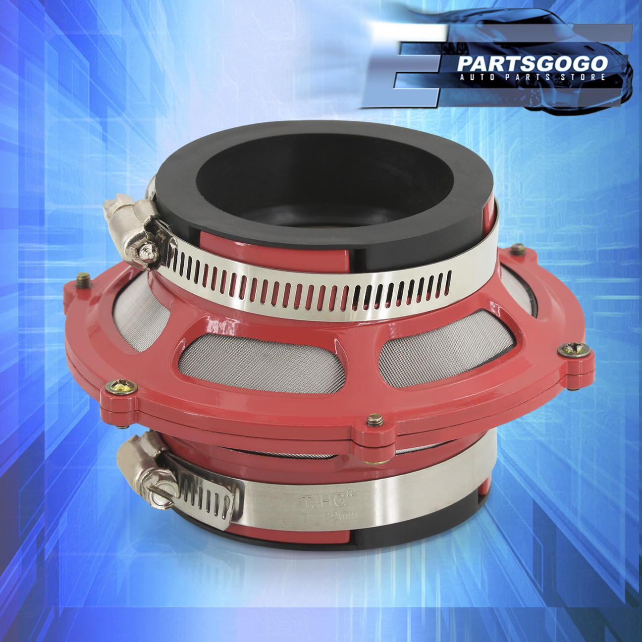 Purchase 2.5" ID RED AIR BYPASS VALVE FILTER COLD AIR INTAKE WITH