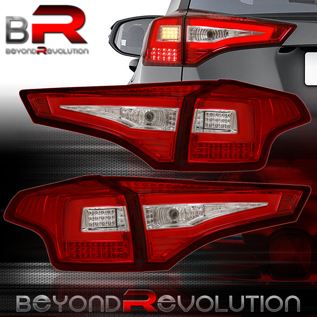 For 2013 2014 2015 Toyota Rav4 Rav-4 Red LED Brake Tail Lights Assembly Lamps | eBay 2014 Toyota Rav4 Brake Light Bulb Replacement