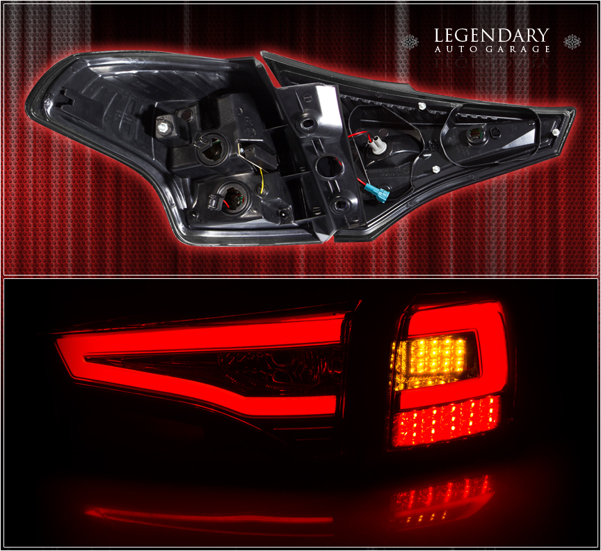 For 13-15 Toyota Rav4 Direct Replacement LED Brake Stop Tail Lights