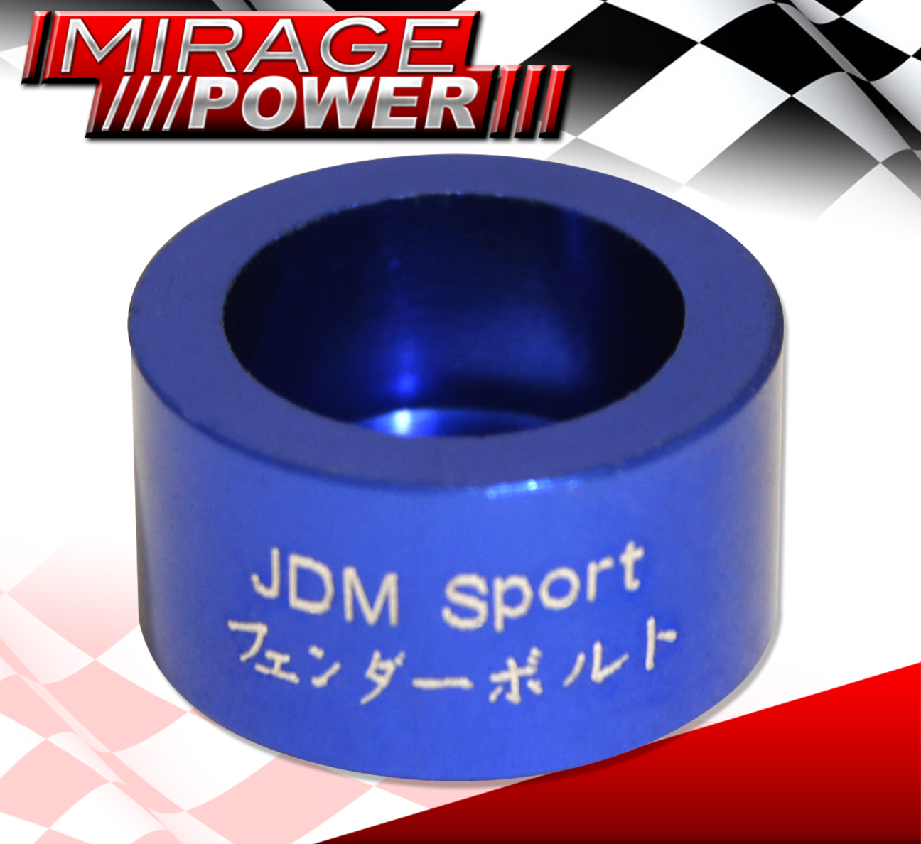 M8 JDM Engine Header Washer Hex Bolt Kit 9PCS Blue For Honda